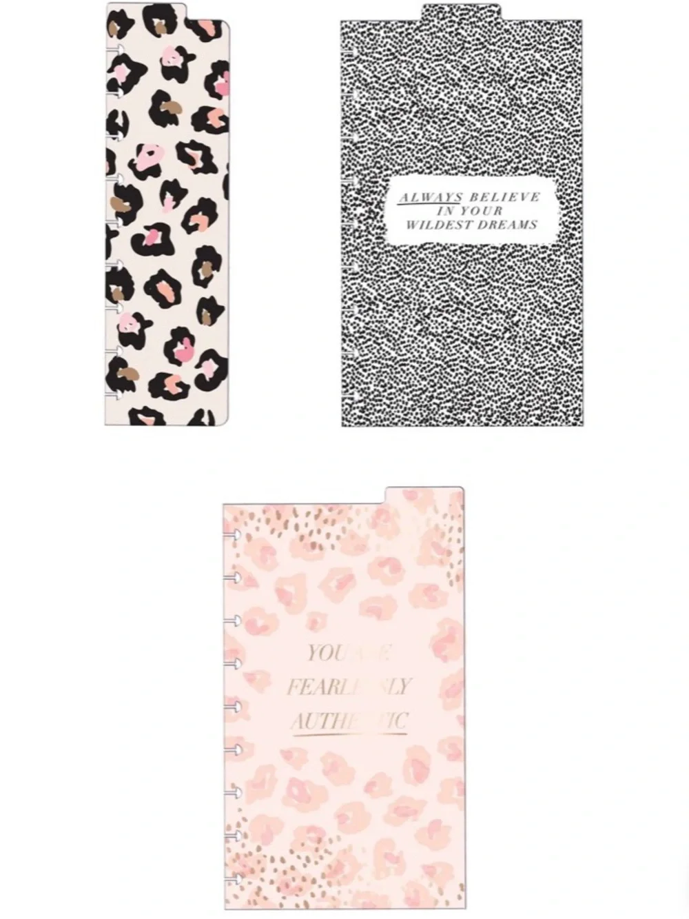 NWT-The Happy Planner Classic Dashboards EVERYDAY LEOPARD